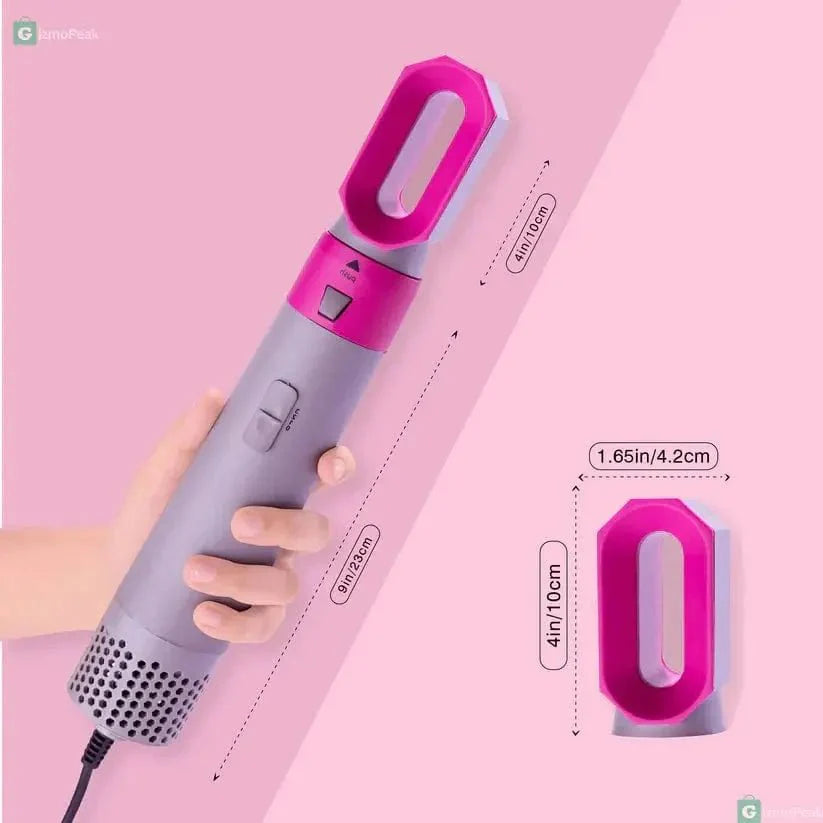 5 in 1 Hair Styler Set - Curl, Straighten, Wave & VolumizerQuickTechQuickTech5 - in - 1 Hair - Styler Set Manual Curl, Straighten,Wave, and Volumizer QuickTech QuickTech