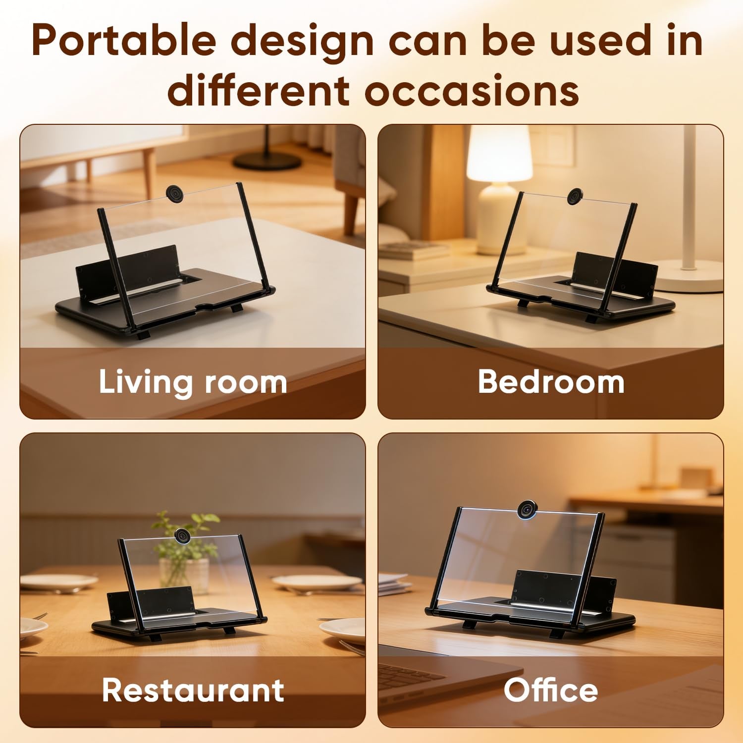 Mobile Phone Video Screen Magnifier