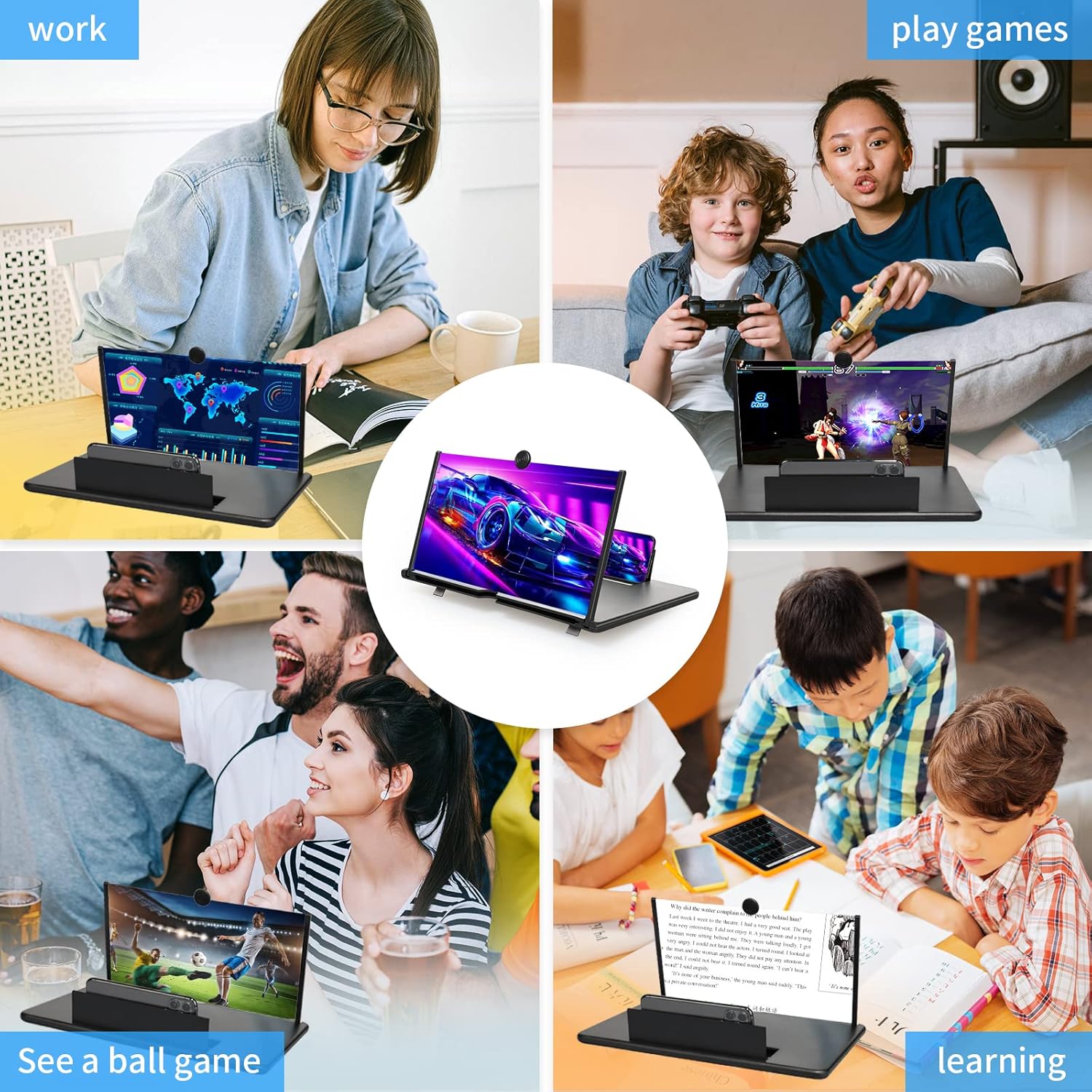 Mobile Phone Video Screen Magnifier