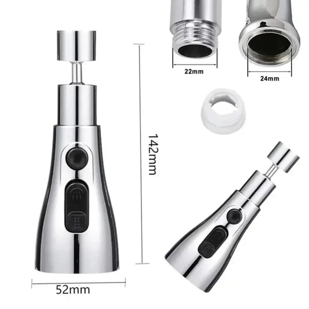 Flexible Sink Tap Extender - 360° RotatingQuickTechQuickTech👉Flexible Sink Tap Extender – 360° Rotating Extension QuickTech QuickTech