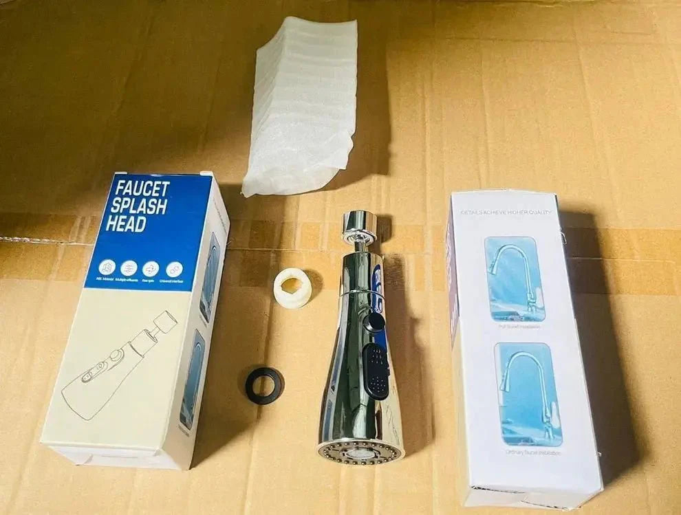 Flexible Sink Tap Extender - 360° RotatingQuickTechQuickTech👉Flexible Sink Tap Extender – 360° Rotating Extension QuickTech QuickTech