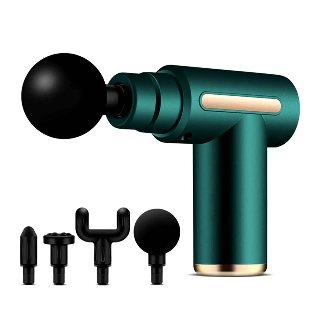 Portable Muscle Massager by QuickTechQuickTechQuickTechQuickTech gun - shaped massager – cordless muscle relief QuickTech